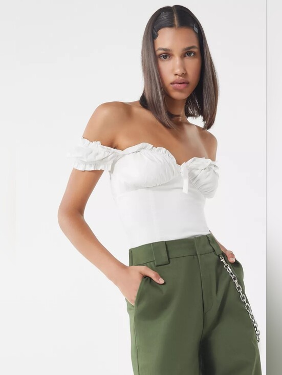 I.AM.GIA Tops - I.AM.GIA Naomi Ruffle Bustier Top Size Xs